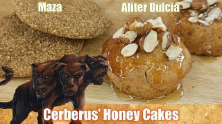 Cerberus Honey Cakes  2000 Year Old Recipe Myth and History [upl. by Malkah]