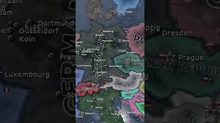 Anschluss 2024 IN HOI4 hoi4 hoi4timelapse shorts [upl. by Tanah74]