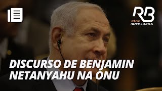 O primeiro ministro de Israel discursa na Assembleia Geral da ONU  Bora Brasil [upl. by Nitsyrc722]