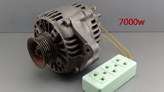 How to turn Car Dynamo into 230v Generator [upl. by Krall518]