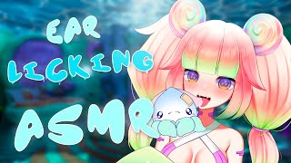 【Ear Licking NO BREATHING ASMR】I dont breathe and thus its okay 🙏🦑🛐【VAllure】 [upl. by Arabel783]