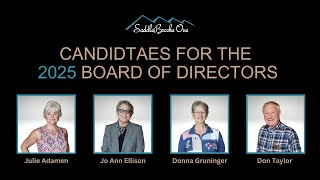 2025 Board of Directors Candidates Forum [upl. by Mcgee855]