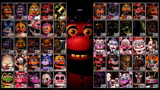 Ultimate Custom Night PLUS  All Jumpscares amp Extras [upl. by Lekram]