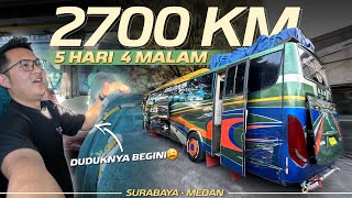 5 HARI 4 MALAM NAIK BUS ALS INI APAKAH SAYA SANGGUP⁉️ Trip Surabaya  Medan with ALS 394 [upl. by Ruyle348]