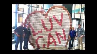 CANstruction 2014 [upl. by Lairret]