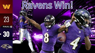 Ravens Vs Commanders Postgame Recap [upl. by Ayama]