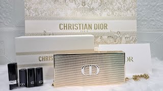 Unboxing  Rouge Dior Minaudiére Clutch Lipstick Collection Case  Dior Philippines [upl. by Akemrej]