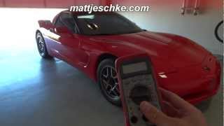 How to Test an Alternator in a C5 Corvette [upl. by Clotilda317]