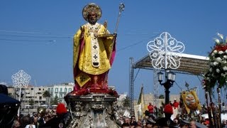 Festa di San Nicola Bari Italia Saint Nicholas fest Bari Italy Basilica di San Nicola travel video [upl. by Shaff151]