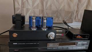 6BM8 DIY Tube Amplifier  Final scope testing [upl. by Merp597]