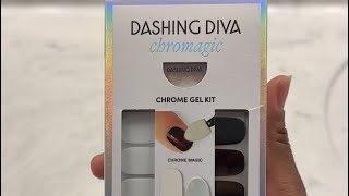 DashingDivaUSA Chromagic Gel Nail Strips Tutorial  Dashing Diva Strips [upl. by Ardnasac]