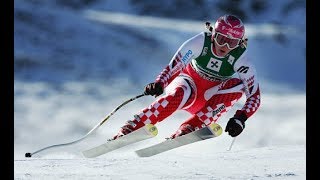 Janica Kostelić downhill gold WCS Bormio 2005 [upl. by Pren]