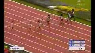 merlene ottey  100m semifinal european champs [upl. by Oak]