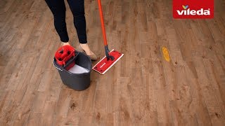 How to use the Vileda UltraMax Plus Mop and Bucket [upl. by Oninotna]