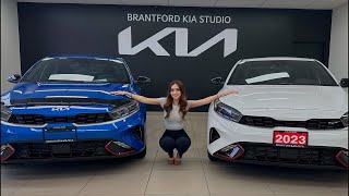 LIVE 2023 KIA Forte GTLine VS GTLimited  Two Top Trims Compared [upl. by Aurita630]