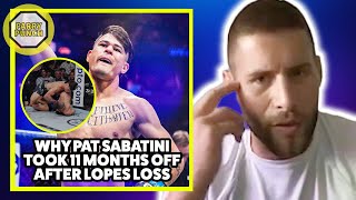 Pat Sabatini on How He Used 11 Month Layoff From MMA to Heal Mentally amp Physically Part 3 [upl. by Merri]