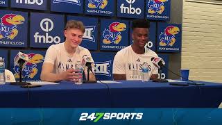 Johnny Furphy KJ Adams break down KUs win over Texas [upl. by Anivel]