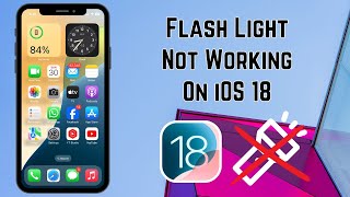 How to Fix Flashlight Not Working on iPhone iOS 18 [upl. by Dola]