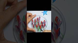 Acrylic Flower Painting for Beginners  StepbyStep Floral Art Tutorial shorts painting [upl. by Aehs454]