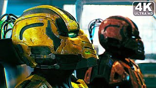 How Cyrax amp Sektor Turned Into Cyborgs Scene 4K ULTRA HD  MORTAL KOMBAT [upl. by Denis]