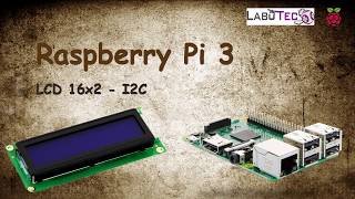 LCD 16x2 I2C  Raspberry pi 3 [upl. by Oirtemed675]