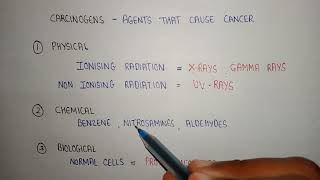 Cancer causing agents  carcinogenic agents  causes of cancer  Cancer reasons [upl. by Munn]