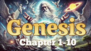 Genesis Chapter 110 The story of Adam Eve Noah creation of heaven and earth in the beginning [upl. by Adaha]