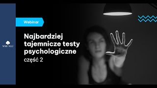 Najbardziej tajemnicze testy psychologiczne część 2  LIVE z Magdaleną Wajdą 🔴🎥 [upl. by Akimad]