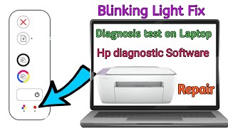 Hp Printer blinking light problem fix  hp printer blinking light problem solved 2024  New method [upl. by Nosduj132]