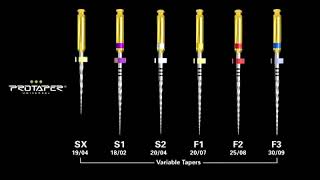 Dentsply Protaper Gold NiTi Rotary Files for endodontics  pinkblue [upl. by Naujd]