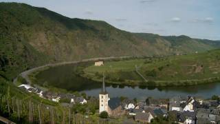 Calmont an der Mosel der steilste Weinberg Europas  Mosel Weinberg Deutschland [upl. by Madelena]