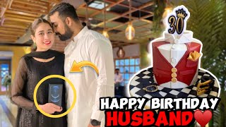 HAPPY BIRTHDAY TO MY DEAR HUSBAND ♥️  Jawad nay end pay rula diya 🥺 [upl. by Eehc]