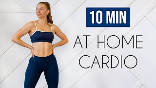 10 MIN CARDIO WORKOUT AT HOME No JumpingApartment Friendly No Equipment [upl. by Cordalia]