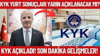 KYK 2024 YURT SONUÇLARI NE ZAMAN AÇIKLANACAK Yarın kyk yurt sonuçları açıklanır mı [upl. by Razal721]