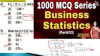 MCQ on Statistics  Objective Question On Statistics  MCQ For Competitive Exams  Business Stats [upl. by Aicened]