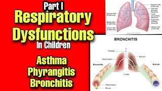 Respiratory Dysfunctions in Children Asthma Pharyngitis amp Bronchitis Symptoms amp Treatment by Tutor [upl. by Leshia978]