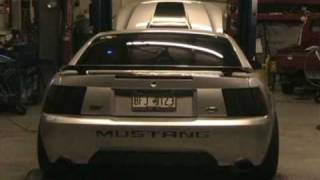 Darkness  Loud Supercharged Mustang SLP Dyno Revs [upl. by Howey]