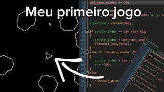 Programei meu primeiro jogo GML code [upl. by Nettie]