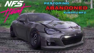 Restoring abandoned Subaru BRZ and maxing it out in NeedForSpeed HEAT [upl. by Seidule]