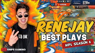 THE BEST OF RENEJAY FROM MPL SEASON 6 quotBAKA RENEJAY TOquot [upl. by Corey670]