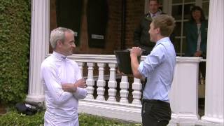 Ruby Walsh ice bucket challenge  Racing TV [upl. by Tomkiel]