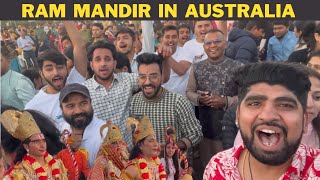 RAM MANDIR CELEBRATION IN AUSTRALIA [upl. by Eppes]