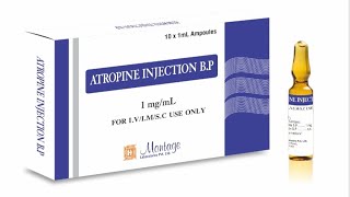 Atropine Part 2 pharmacological actions uses amp adverse effects anesthesiology [upl. by Papert]