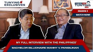 My full interview with the Philippines Bachelor Billionaire Manny V Pangilinan [upl. by Sancha418]