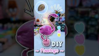 DIY Homemade Flamingo Bird 🦩 Decor😱 WOW Waste coconut 🥥 Reuse idea 💡shorts diy youtubeshorts [upl. by Waldo]