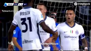 Davide Frattesi GoalEmpoli Vs Inter Milan 01 All goals Results amp Extended Highlights [upl. by Tobie967]