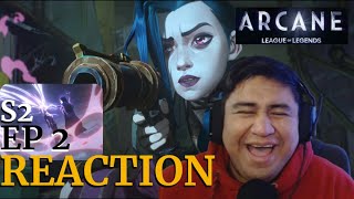 JINX AND SEVIKA TEAM UP  Arcane Season 2 Episode 2 Reaction [upl. by Nuahsel243]