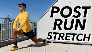 7 Min POST RUN STRETCHES FOR RUNNERS Run and Stretch [upl. by Omrellug997]