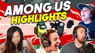 AMONG US Highlights ft Summit1G xQc Ninja amp more [upl. by Wenda398]