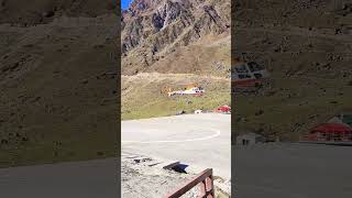 youtuber travel kedarnathpeak helicopter views video shortvideo shorts short [upl. by Eedolem440]